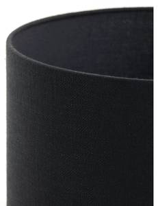Abat-jour Livigno Noir - Textile - 35 x 25 x 35 cm