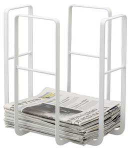 Porte-journaux blanc NEWS RACK TOWER Blanc