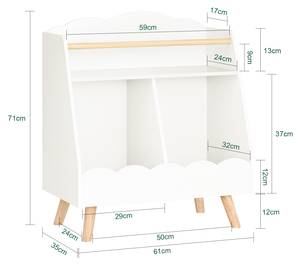 Kinderregal KMB100-K-W 61 x 71 cm