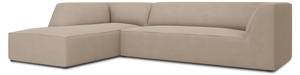 Ecksofa RUBY 4 Sitzplätze Sandbraun