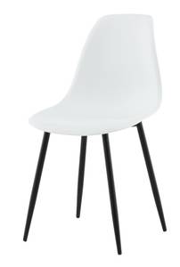 Chaise POLAR DRC 1NOS Noir - Blanc - Matière plastique