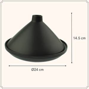 Tajine 1059328 Schwarz - Keramik - 24 x 15 x 24 cm