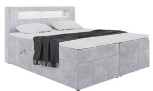 Boxspringbett Aspin Hellgrau - Breite: 120 cm - H3