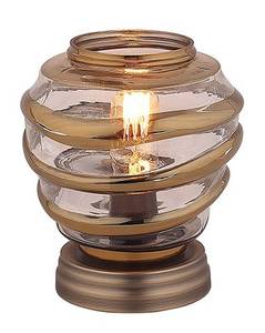 Lampe à poser verre transparent - NELSON Verre - 19 x 24 x 19 cm