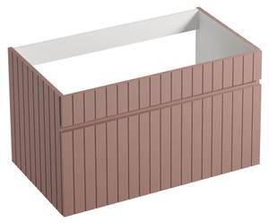 Waschbeckenunterschrank SATARA Pink - Holzwerkstoff - 46 x 46 x 80 cm