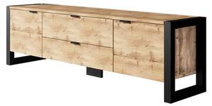 TV-Lowboard Berizo 160 Braun - Holzwerkstoff - 160 x 47 x 35 cm