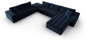 modulares U-Formsofa MIKE 8 Sitzplätze Nachtblau