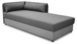 Einzelbett Dallas Grau - Holzwerkstoff - 82 x 74 x 182 cm