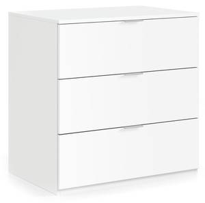 Bloc-tiroirs Bridgeport Blanc Blanc - Bois manufacturé - 38 x 80 x 77 cm