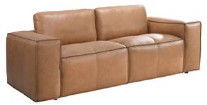 Sofa BERGONDI Braun - Echtleder - 99 x 76 x 195 cm