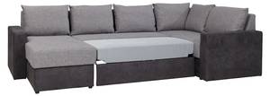 Ecksofa Denver Maxi Graphit - Ecke davorstehend links