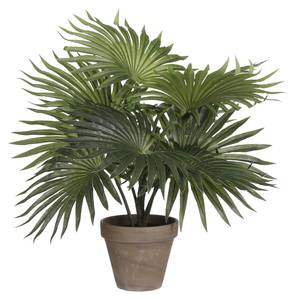 Plante artificielle Palmen Vert - Pierre - Textile - 35 x 40 x 35 cm