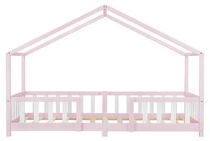 Kinderbett Treviolo Pink - 96 x 138 x 207 cm