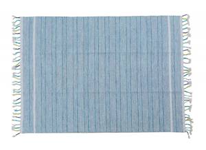 Alabama moderner Teppich Blau - Textil - 230 x 1 x 160 cm