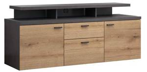 TV-tisch MoodMedia Braun - Holz teilmassiv - 151 x 66 x 47 cm