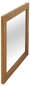 Teak-Wandspiegel M75 Braun - Glas - Holzart/Dekor - Holz teilmassiv - 80 x 71 x 3 cm