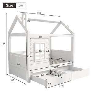 Hausbett LucyZoom Ⅰ+ 86 x 166 cm