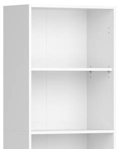 Bücherregal Easy Weiß - Holzwerkstoff - 190 x 60 x 31 cm