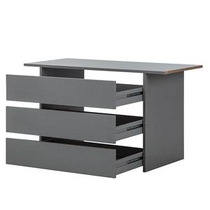 Inserto cassettiera da 100 cm Grigio - Legno/Effetto - 96 x 54 x 43 cm