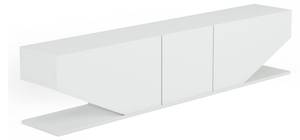 Fernsehschrank Acru Weiß - Holzwerkstoff - 30 x 40 x 180 cm