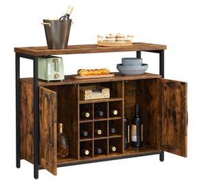 Sideboard Braun - Holzwerkstoff - 35 x 82 x 100 cm