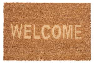 Tapis coco « Welcome » Marron - Fibres naturelles - Matière plastique - 60 x 2 x 40 cm