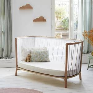 Babybett Kimi Weiß - Holzwerkstoff - 75 x 15 x 127 cm