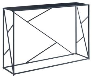 Konsolentisch Rättvik Schwarz - Holzwerkstoff - Metall - 30 x 80 x 120 cm