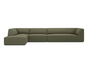 Ecksofa RUBY 5 Sitzplätze Grün