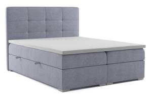 Boxspringbett LOFIT Hellgrau - Breite: 140 cm - H3