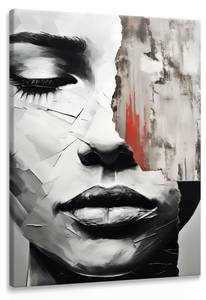 Image Canvas VISAGE De Femme Abstraction 40 x 50 x 50 cm