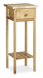 Telefontisch Walnuss Braun - Holzwerkstoff - 26 x 60 x 25 cm