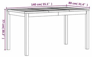 Garten Essgruppe 3028916-5 (4-teilig) 80 x 140 cm