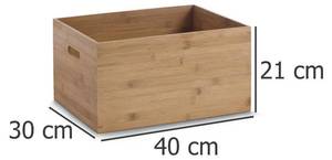 Multifunktionsbehälter für Kleinteile Braun - Bambus - 40 x 21 x 30 cm