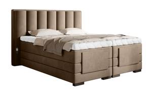 Boxspringbett SAFINA Braun - Breite: 198 cm