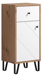 Badschrank Touch Weiß - Holz teilmassiv - 36 x 79 x 29 cm