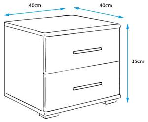 Table de chevet Beatriz Blanc