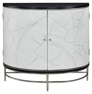 Buffet STILIG SB100 2D Noir - Bois manufacturé - Matière plastique - 100 x 87 x 42 cm