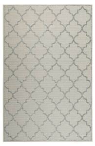 Outdoorteppich Gleamy Beige - Grau - 80 x 150 cm