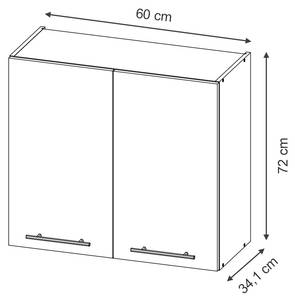 Hängeschrank Fame-Line 48879 Dunkelblau - Sonoma Eiche Trüffel Dekor