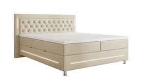 Boxspringbett Verdino Grau - Breite: 140 cm - H3