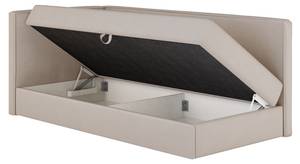 Boxspringbett MITTO CONTI TWIN Creme - Breite: 80 cm - H3