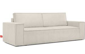 NAPI Sofa 3 Sitzer Cremeweiß - Breite: 244 cm