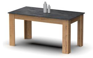 Table à Manger Opal 1 BRI-13122 Gris - Imitation marbre gris