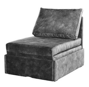 Fauteuil-lit DELLA Velvet Gris