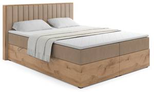 Boxspringbett LOLLY3 Bronze - Breite: 209 cm - H4