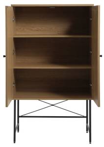 Buffet design Rinto Marron - En partie en bois massif - 80 x 135 x 40 cm