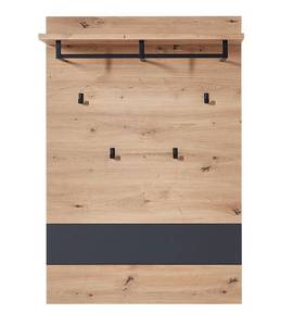 Garderobenset Melbourne (5-teilig) Braun - Grau - Holzwerkstoff - 255 x 192 x 38 cm