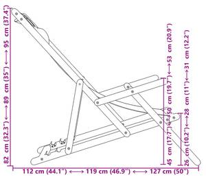 Strandstuhl 3004207-3 (2er Set) Taupe