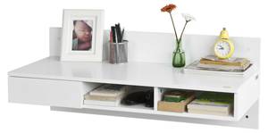 Table murale FWT30-W Blanc - Bois manufacturé - 100 x 40 x 40 cm